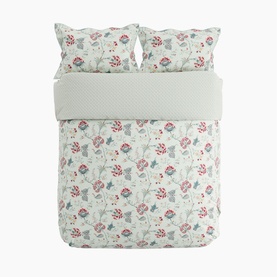 Palampore Trail Duvet Set Duck Egg