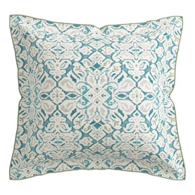 Hallie Square Pillowcase Pair Teal