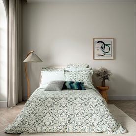 Hallie Square Pillowcase Pair Teal