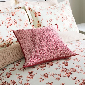 Garden Rose Duvet Set Pink