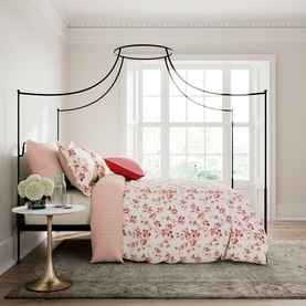 Garden Rose Duvet Set Pink