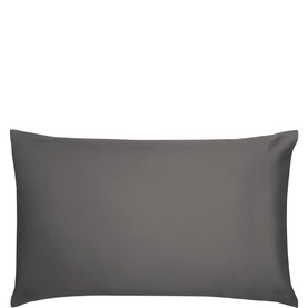Cotton Sateen Standard Pillowcase Pair Charcoal