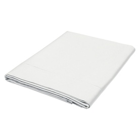 Cotton Sateen Flat Sheet White