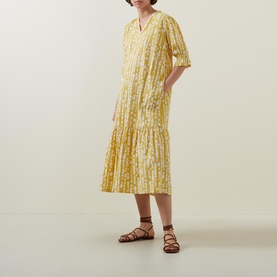 Nyde Printed Flared Dress