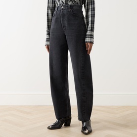 Luna High Rise Tapered Curved Leg Jeans