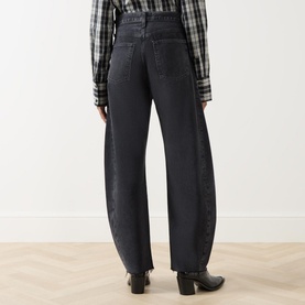 Luna High Rise Tapered Curved Leg Jeans