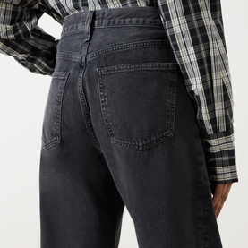 Luna High Rise Tapered Curved Leg Jeans