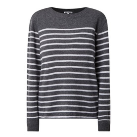 Striped Cashmere Boyfriend Sweater