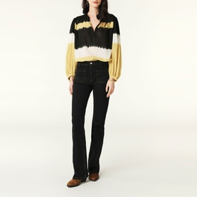 Ross Mid-Rise Flared-Leg Jeans