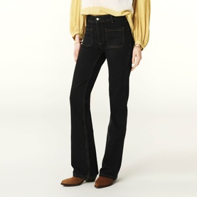 Ross Mid-Rise Flared-Leg Jeans