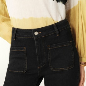 Ross Mid-Rise Flared-Leg Jeans