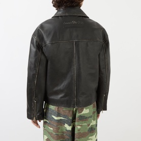 Oversized Leather Jacket