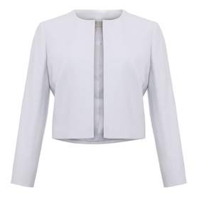 Elize Crepe Cropped Jacket