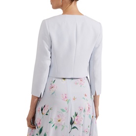 Elize Crepe Cropped Jacket