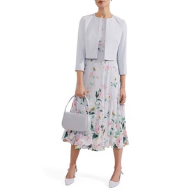 Elize Crepe Cropped Jacket