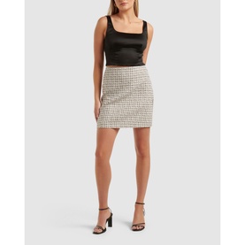 Boucle Mini Skirt