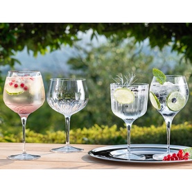 Set of Four Gin Glasses