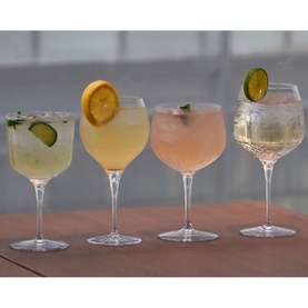 Set of Four Gin Glasses