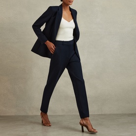 Gabi Mid-Rise Straight Leg Trousers
