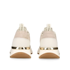 Flare Knitted Lace-Up Trainers
