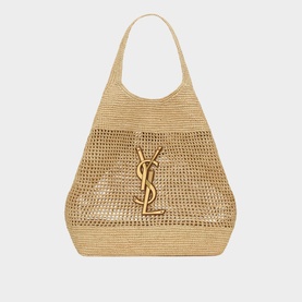 Icare Maxi Raffia Shopping Bag