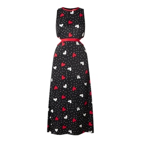 Annette Heart-Print Dress