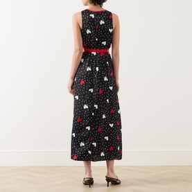 Annette Heart-Print Dress
