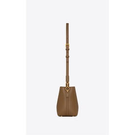 Le 37 Small Shiny Leather Bucket Bag