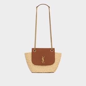 Mini Panier Raffia Shoulder Bag