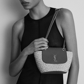 Mini Panier Raffia Shoulder Bag