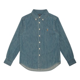 Logo Denim Shirt 6-14 Years