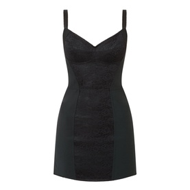 Lace Panel Corset Mini Dress