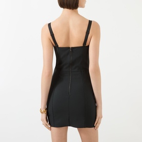 Lace Panel Corset Mini Dress