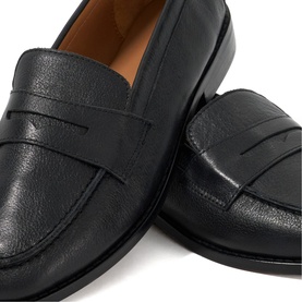 Ginelli Leather Penny Loafers