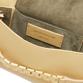 Chain-Detail Mini Strapped Pouch