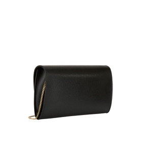 Chain-Detail Wallet Clutch