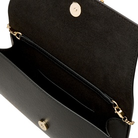 Chain-Detail Wallet Clutch