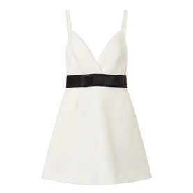 Bow-Detail Mini Dress