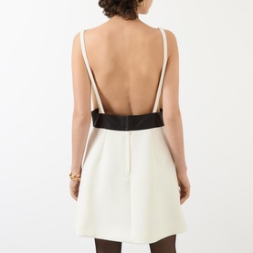 Bow-Detail Mini Dress