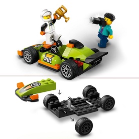 Green Race Car