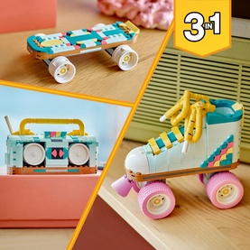 Creator 3in1 Retro Roller Skate Building Set