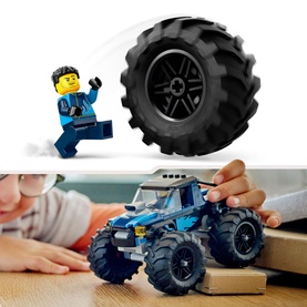 Blue Monster Truck