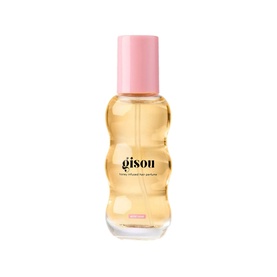 Gisou Honey Infused Hair Perfume Floral Edition Wild Rose, 15ml, amber glass bottle with pink cap