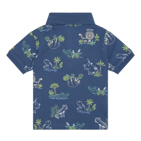 Animal Print Polo Shirt