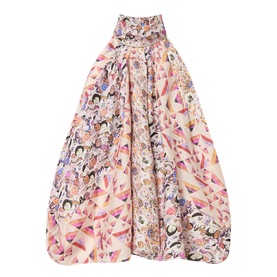 Lauriane Printed Halterneck Top