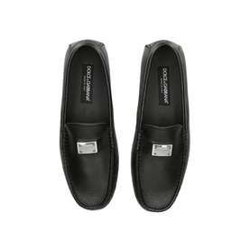 Logo Leather Driver Shoes