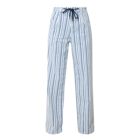 Nanny Striped Wide-Leg Trousers