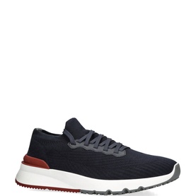 Knit Lace-Up Trainers