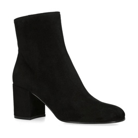 Camoscio Stivale Heeled Ankle Boots