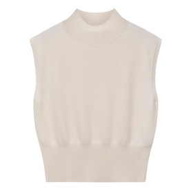 Turtleneck Knitted Vest